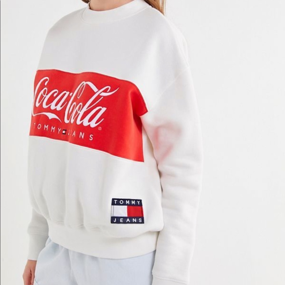 Tommy Hilfiger x Coca Cola Colorblock Sweatshirt M